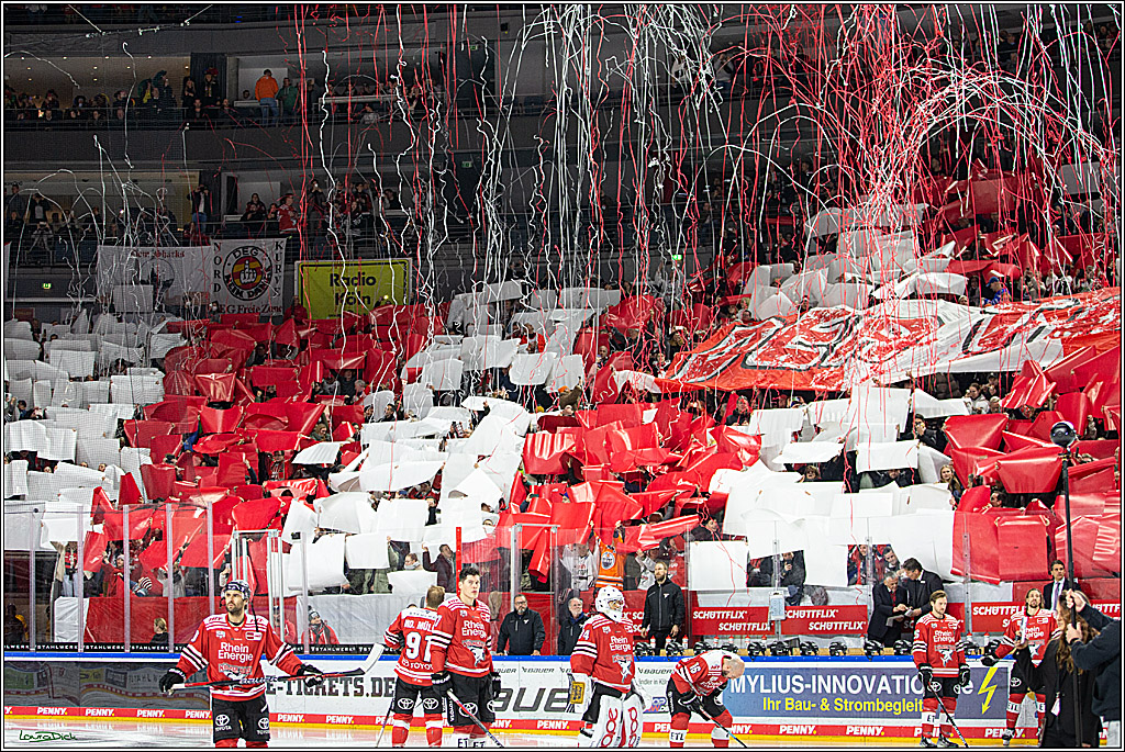 PENNY DEL; Koelner Haie- Duesseldorfer EG; Koeln, 16.12.2022